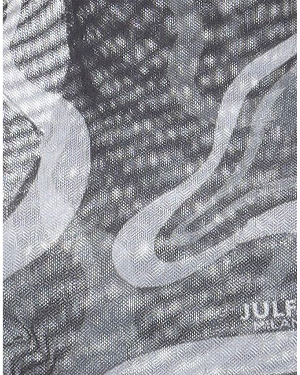 Julfer Gray Top Polyester, Elastane