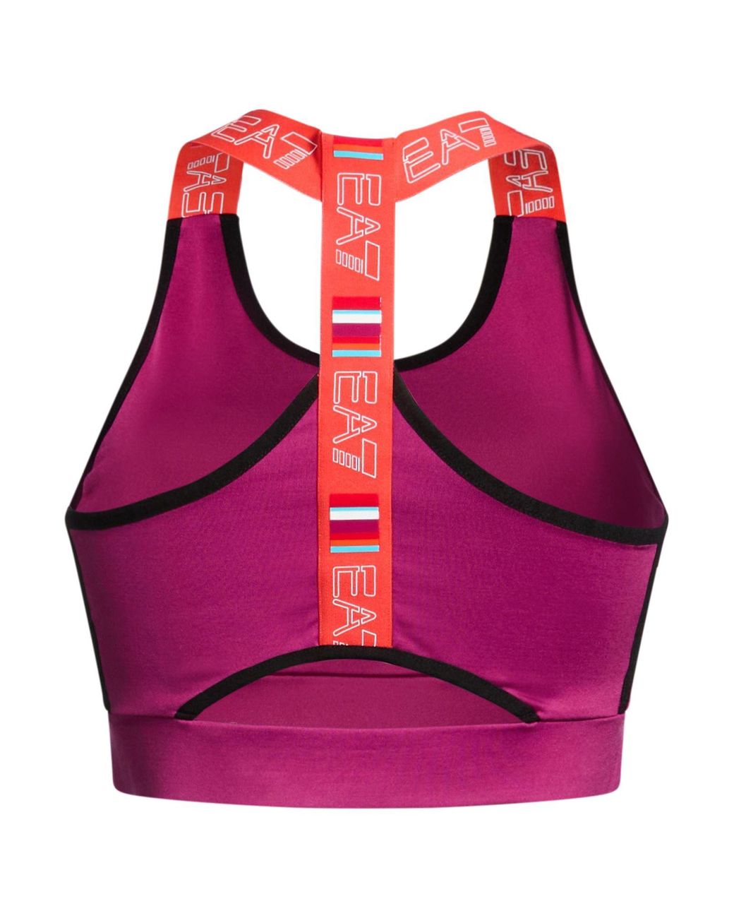 EA7 Pink Top Polyamide, Elastane, Polyester