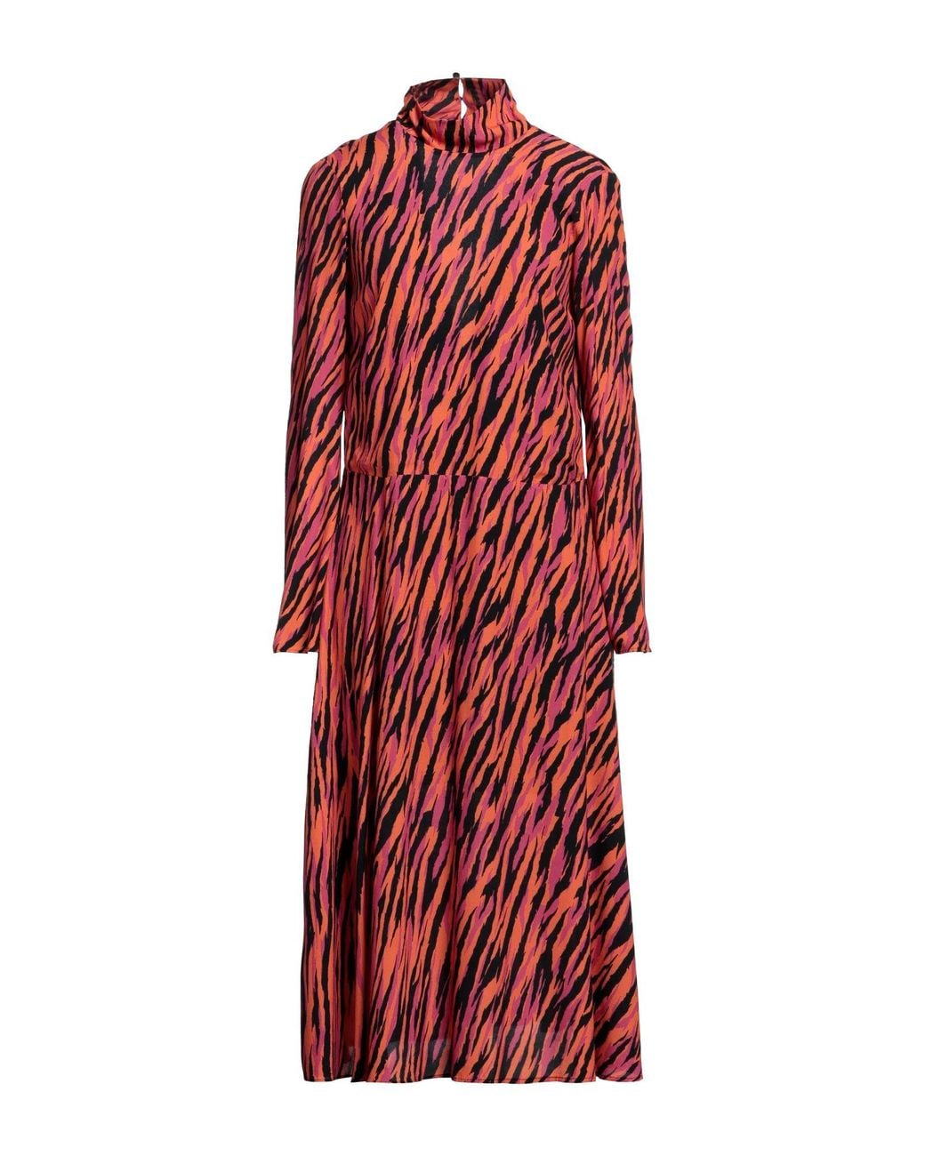 Patrizia Pepe Red Midi Dress
