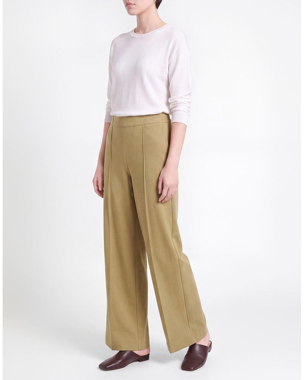 MEIMEIJ Natural Pants Viscose, Polyamide, Elastane