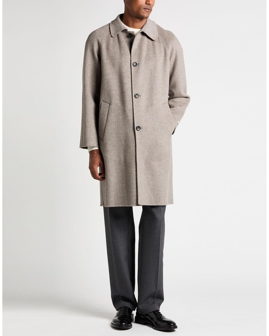 Paltò Gray Coat for men