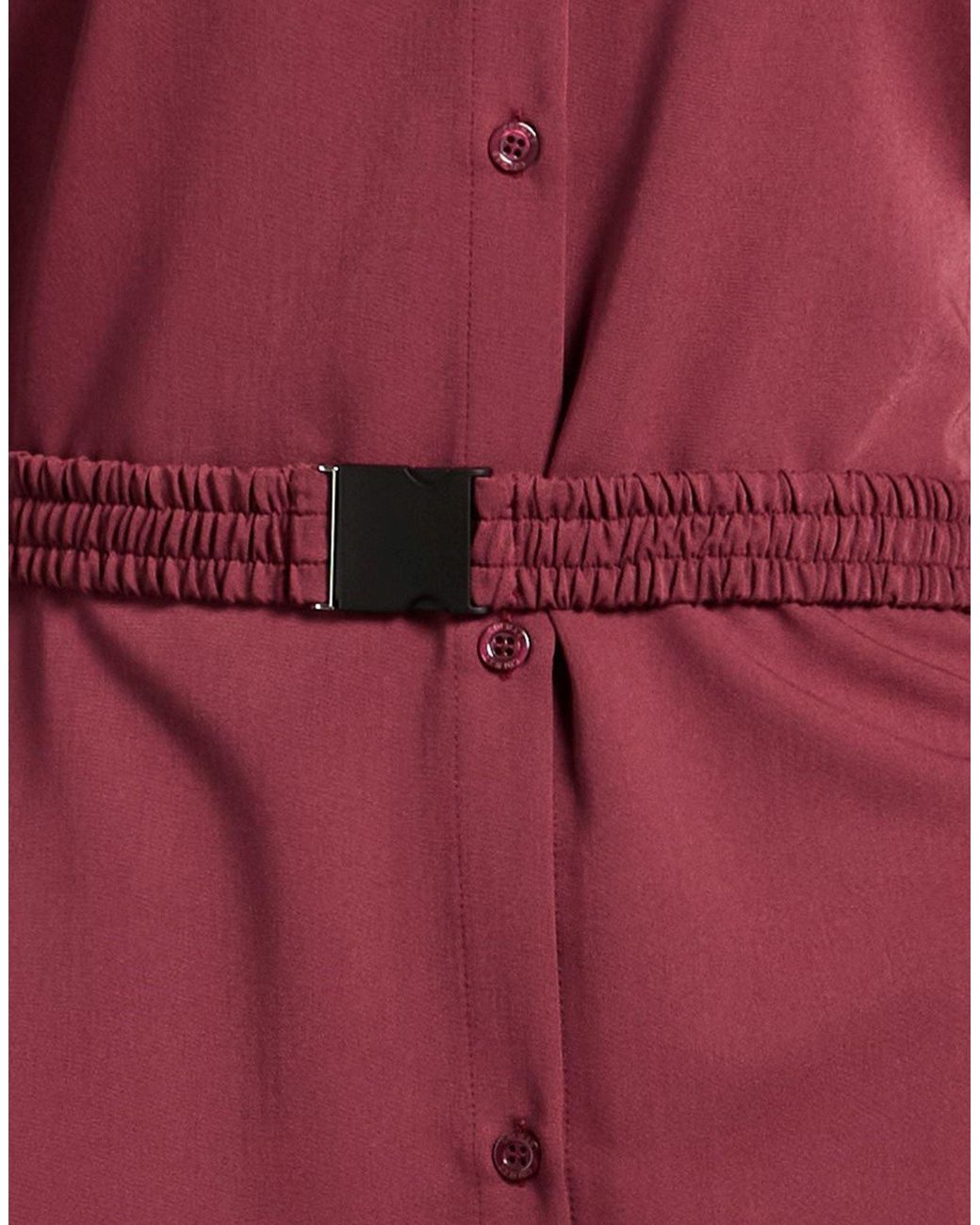 Colmar Red Midi Dress Polyester, Viscose, Elastane