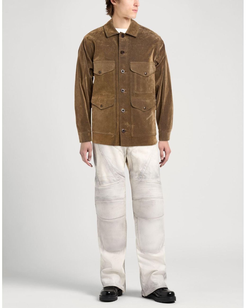 Junya Watanabe Brown Denim Outerwear for men