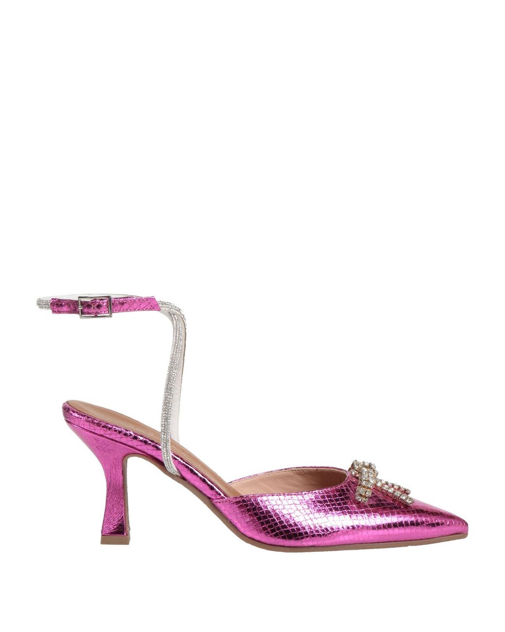 Lorenzo Mari Pink Fuchsia Pumps Synthetic Material