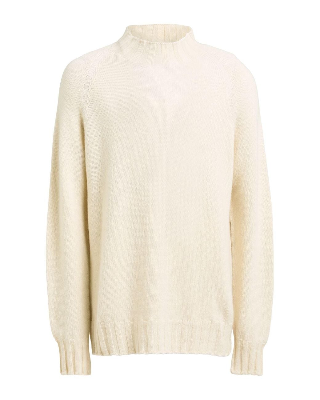 Tagliatore White Turtleneck for men