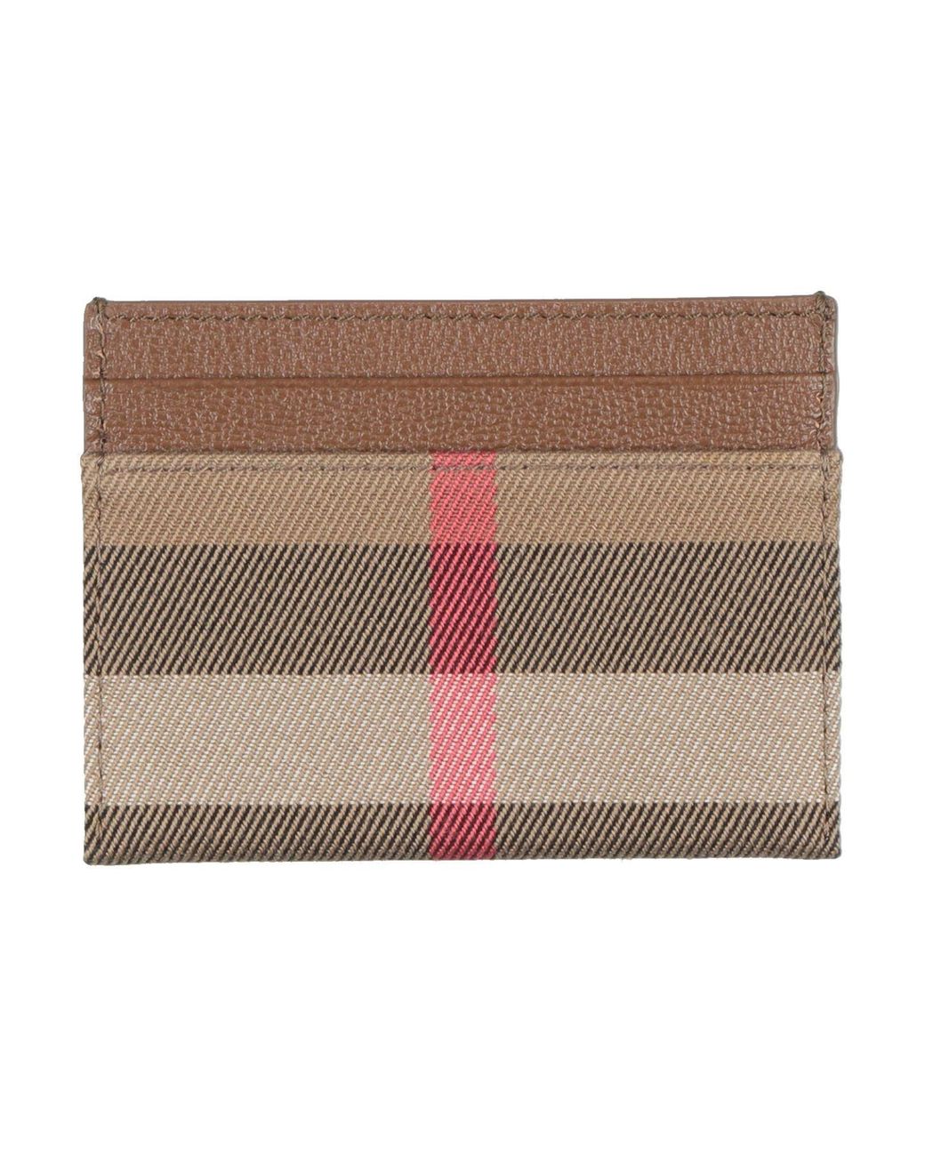 Tarjetero Burberry de color Brown