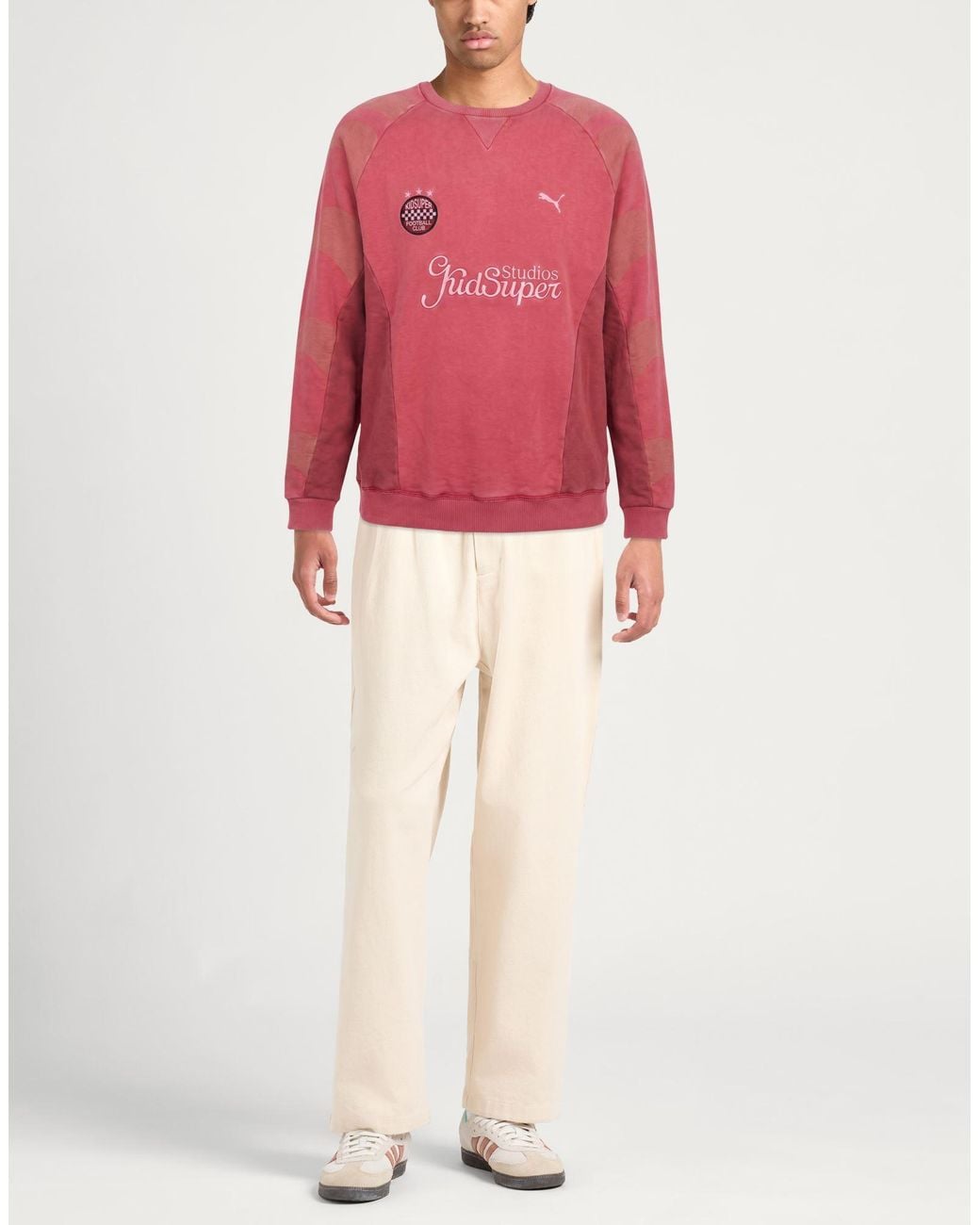 PUMA Pink Sweatshirt for men