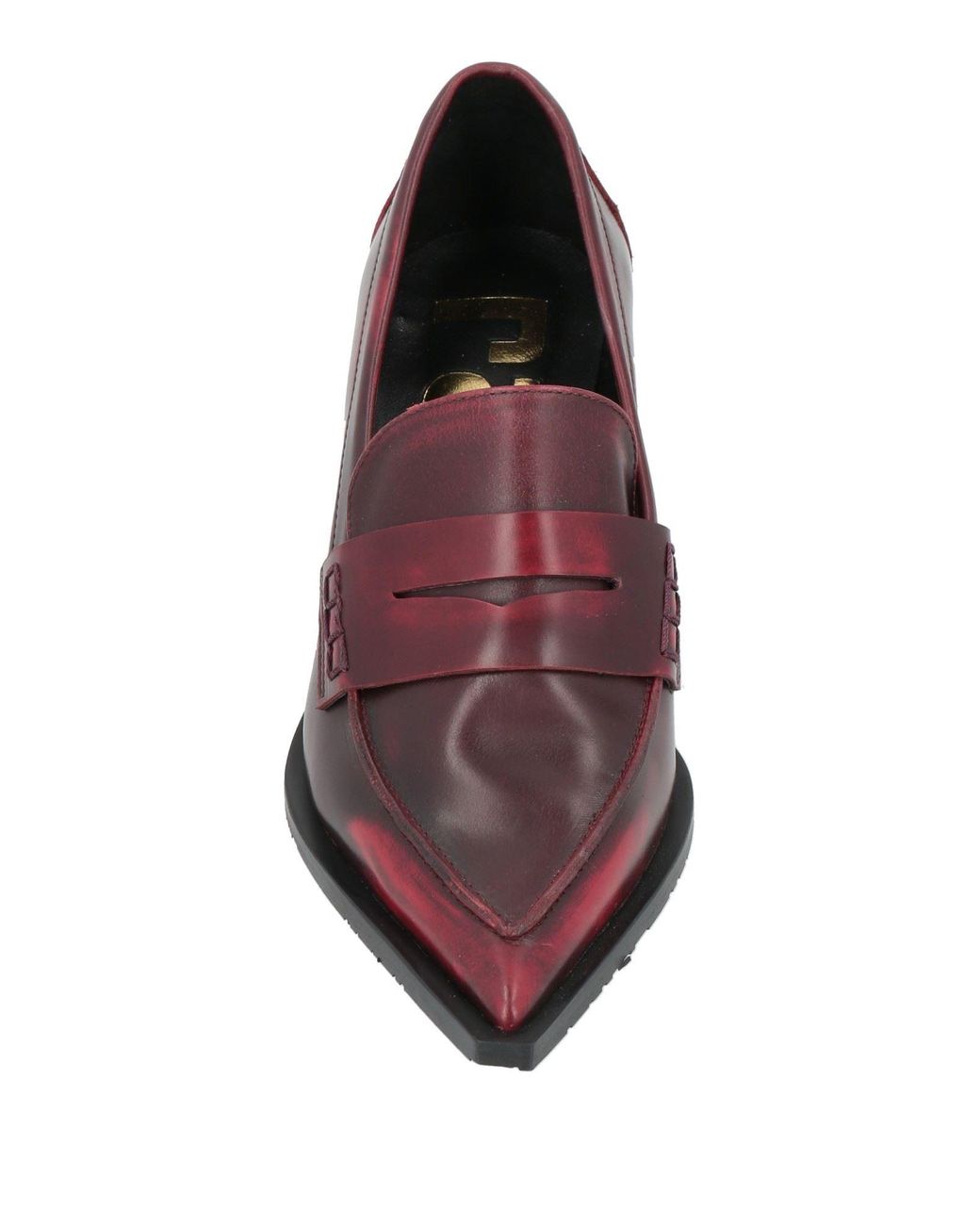 Ras Purple Loafers Leather