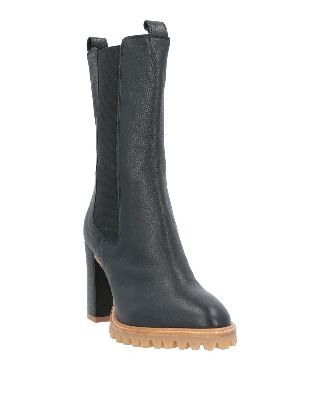 Anna F. Black Ankle Boots