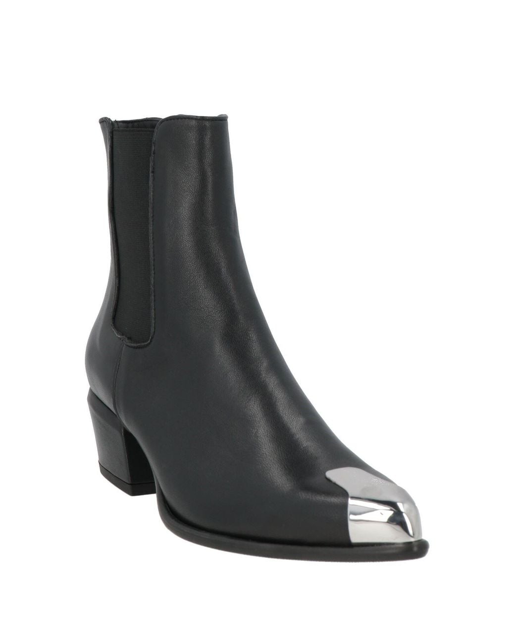 Nila & Nila Black Ankle Boots Leather