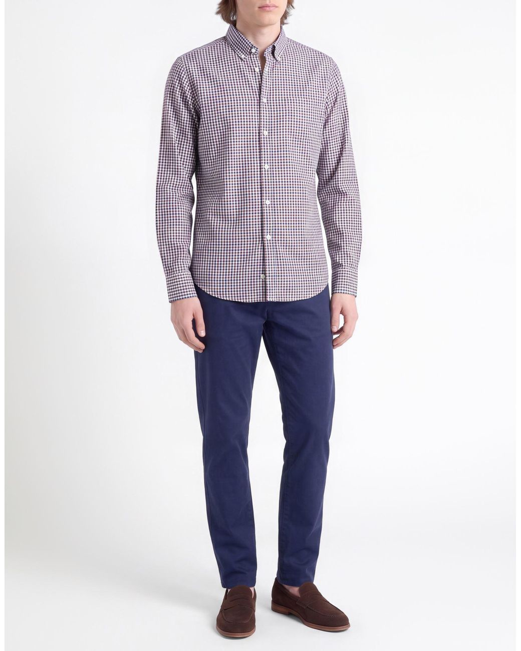Manuel Ritz Purple Shirt Cotton for men