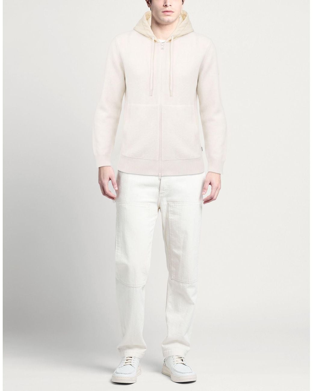 DUNO White Cardigan for men