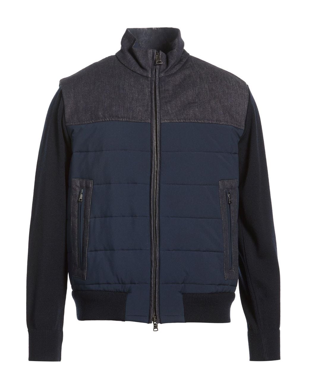 Paul & Shark Blue Midnight Puffer Virgin Wool for men