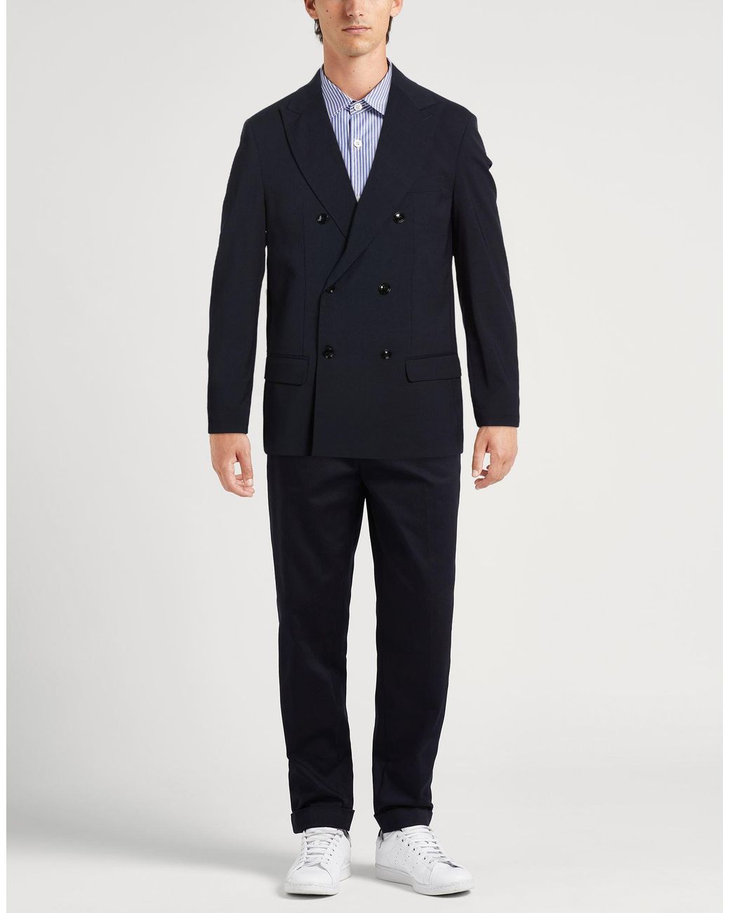 Liu Jo Blue Midnight Blazer Polyester, Wool, Elastane for men