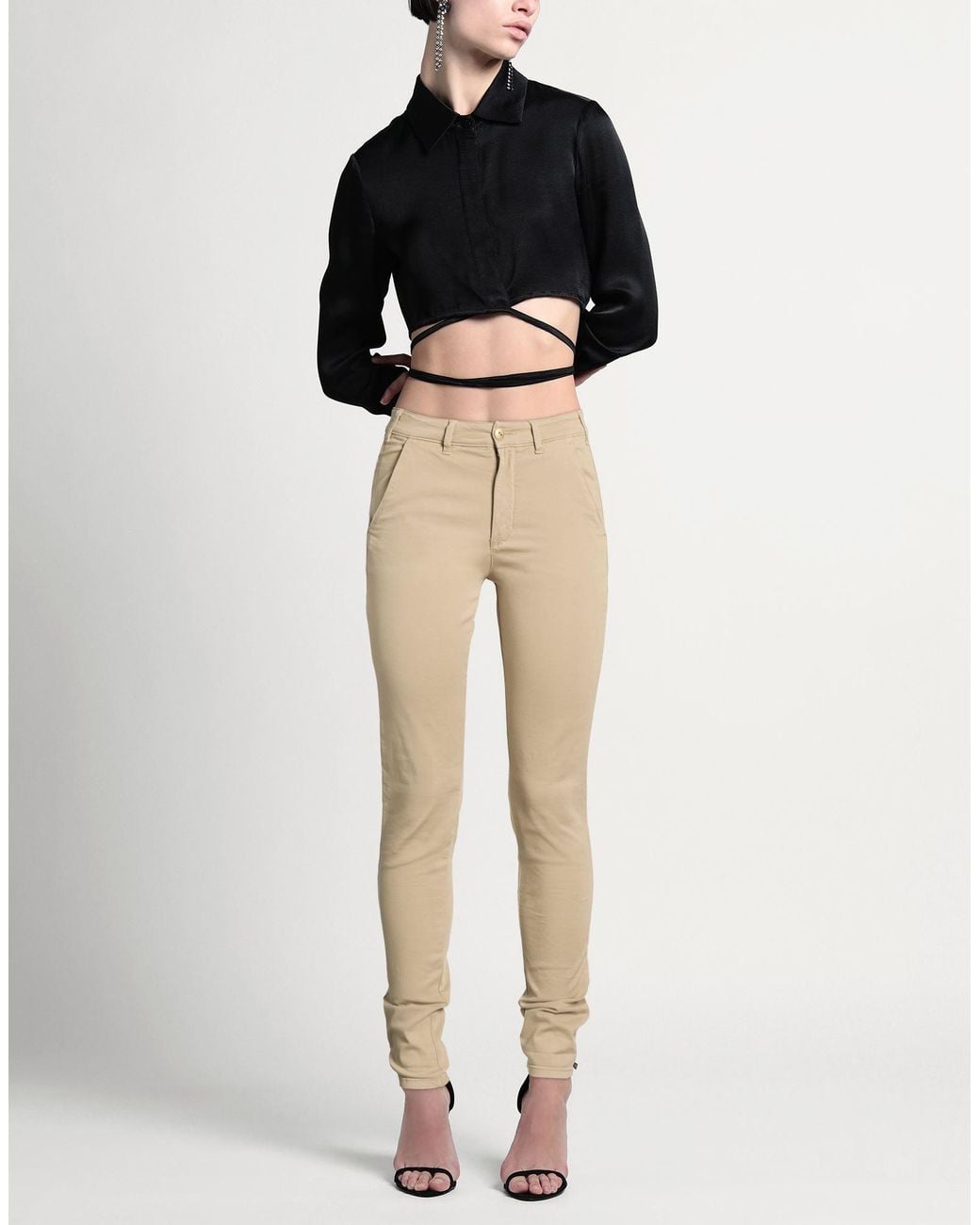 40weft Natural Trouser