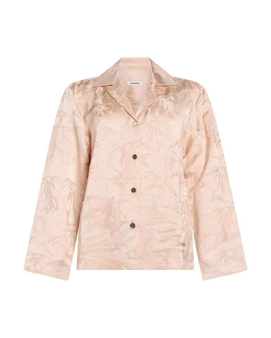 Sandro Natural Blazer Viscose
