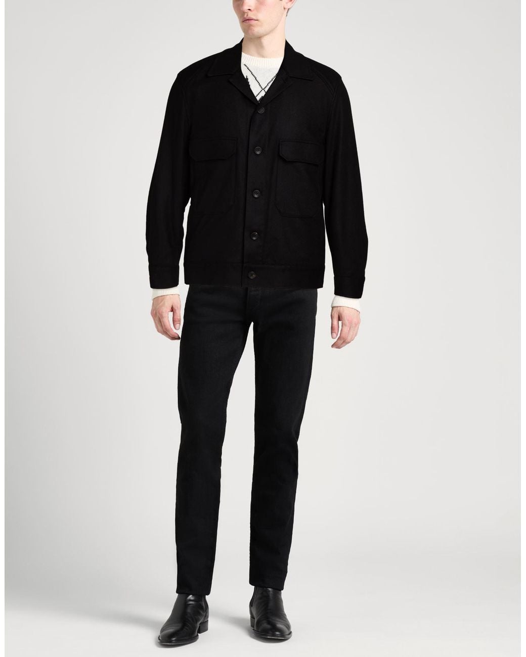 Santaniello Black Jacket for men