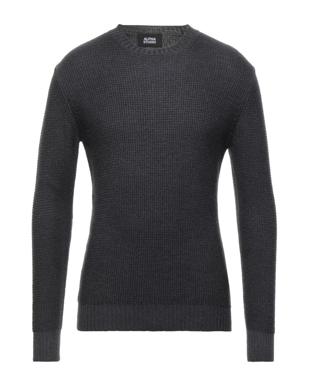 Alpha Studio Black Jumper for men