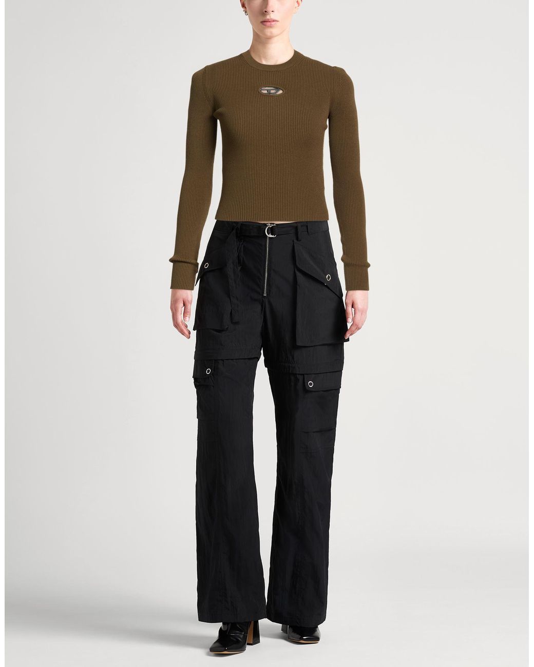 DIESEL Green Sweaters