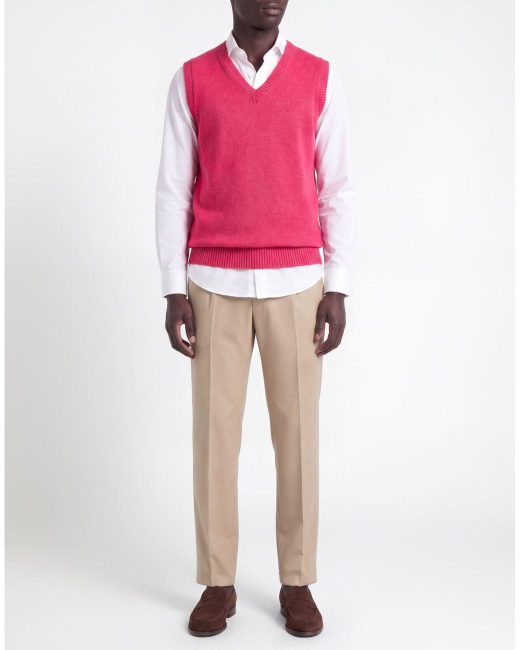 Roda Pink Fuchsia Sweater Wool for men