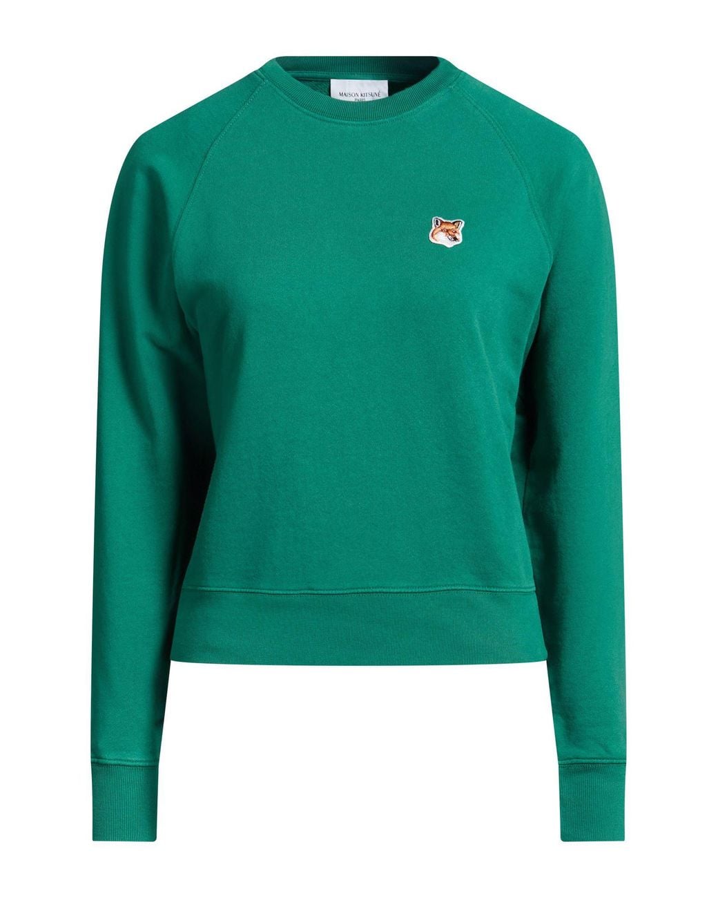 Maison Kitsuné Green Sweatshirt Cotton