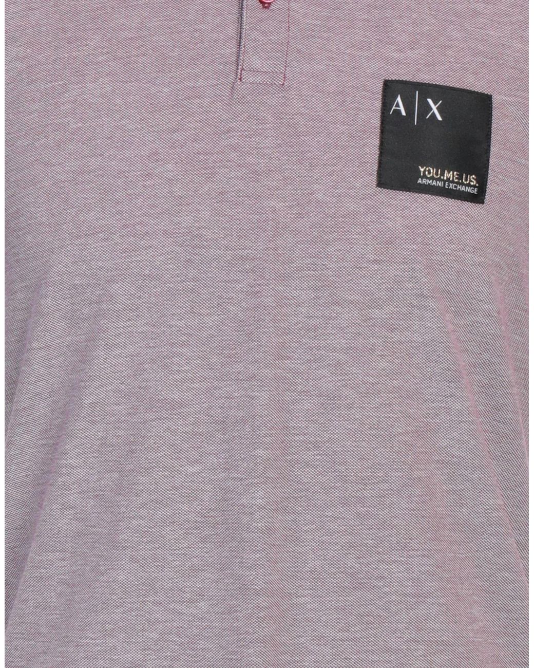 Purple Armani Exchange Shirt