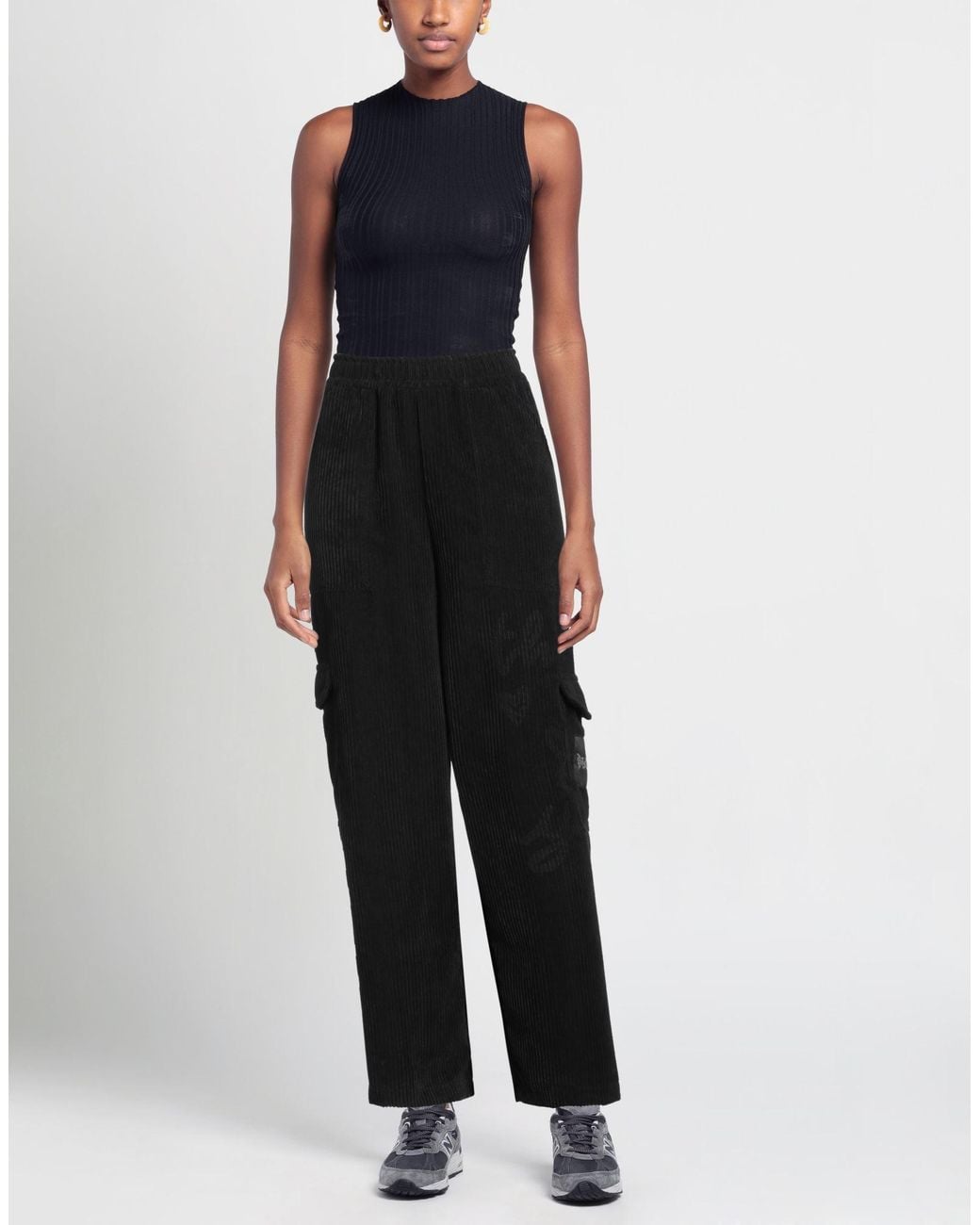 DISCLAIMER Black Pants Polyester, Polyamide