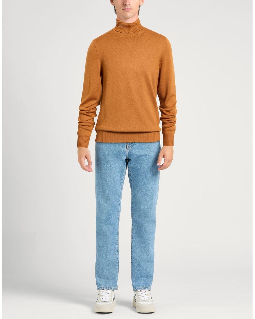 Gran Sasso Brown Turtleneck for men