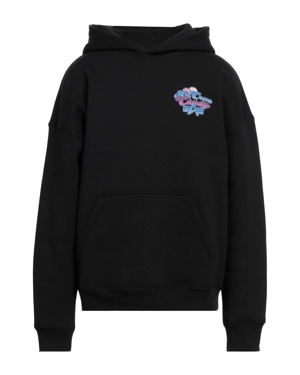Alpha Industries Black Sweatshirt Cotton, Polyester for men