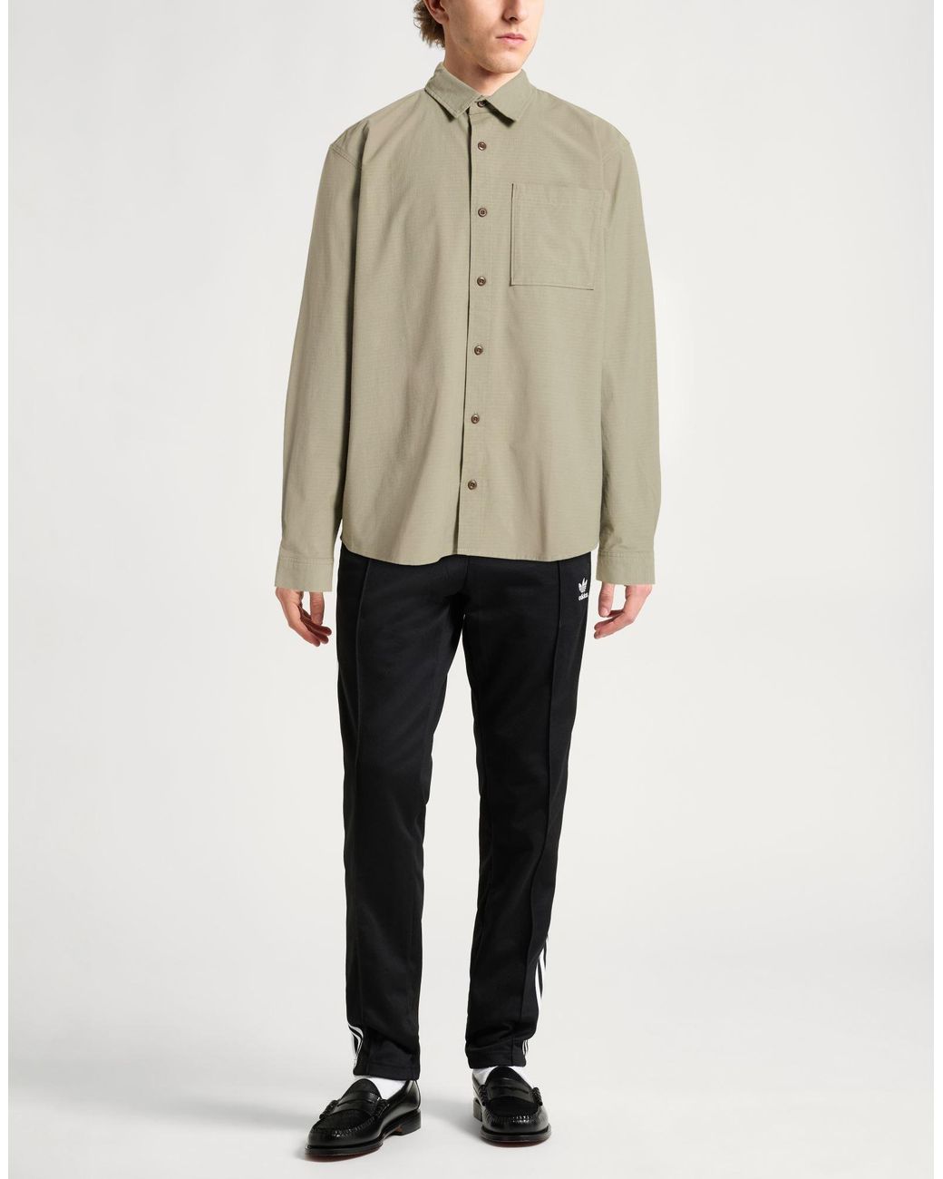 Patagonia Green Khaki Shirt Organic Cotton, Recycled Polyester, Elastane for men