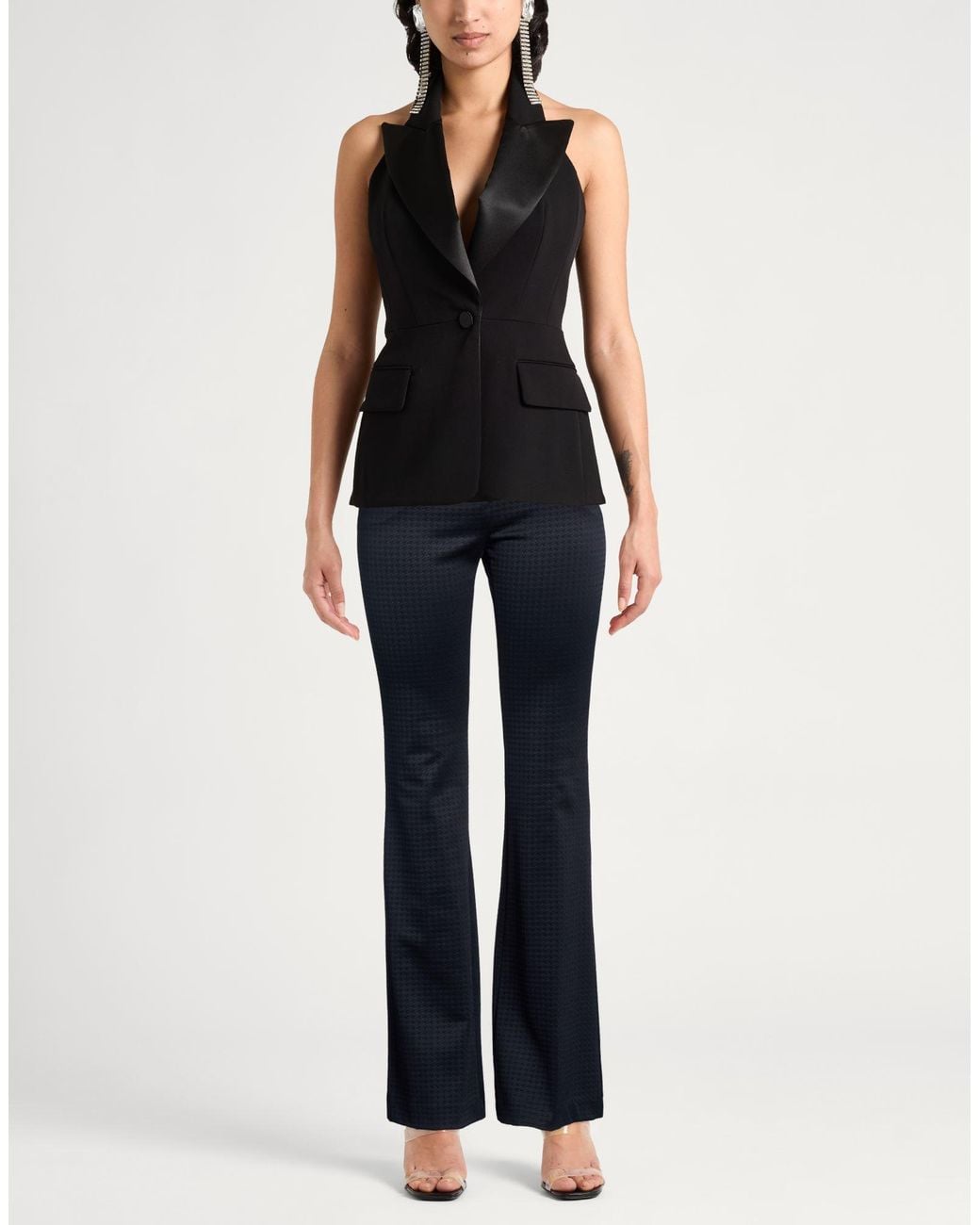 Liu Jo Blue Pants Polyamide, Elastane
