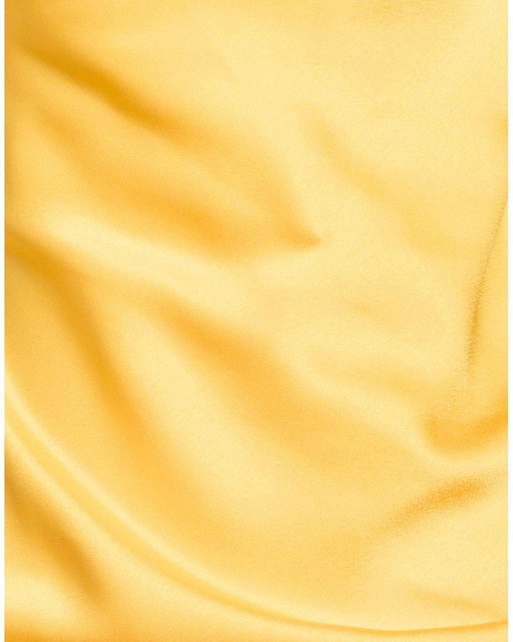 Nineminutes Yellow Mini Dress Polyester, Elastane