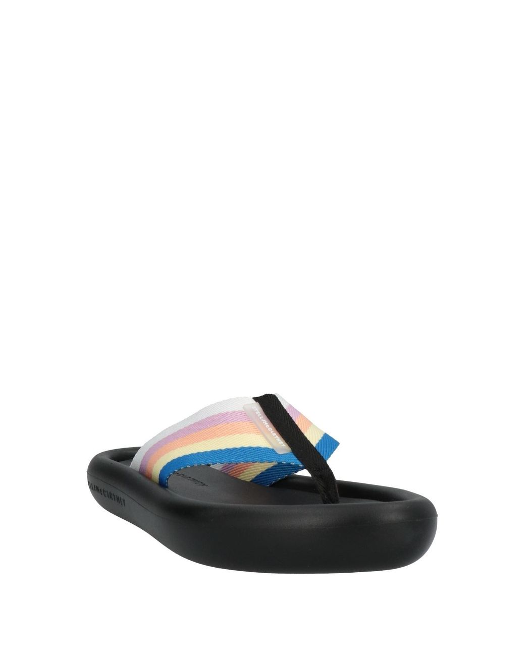 Stella McCartney White Toe Strap Sandals