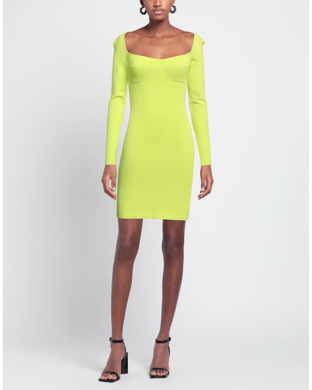 DSquared² Yellow Mini Dress