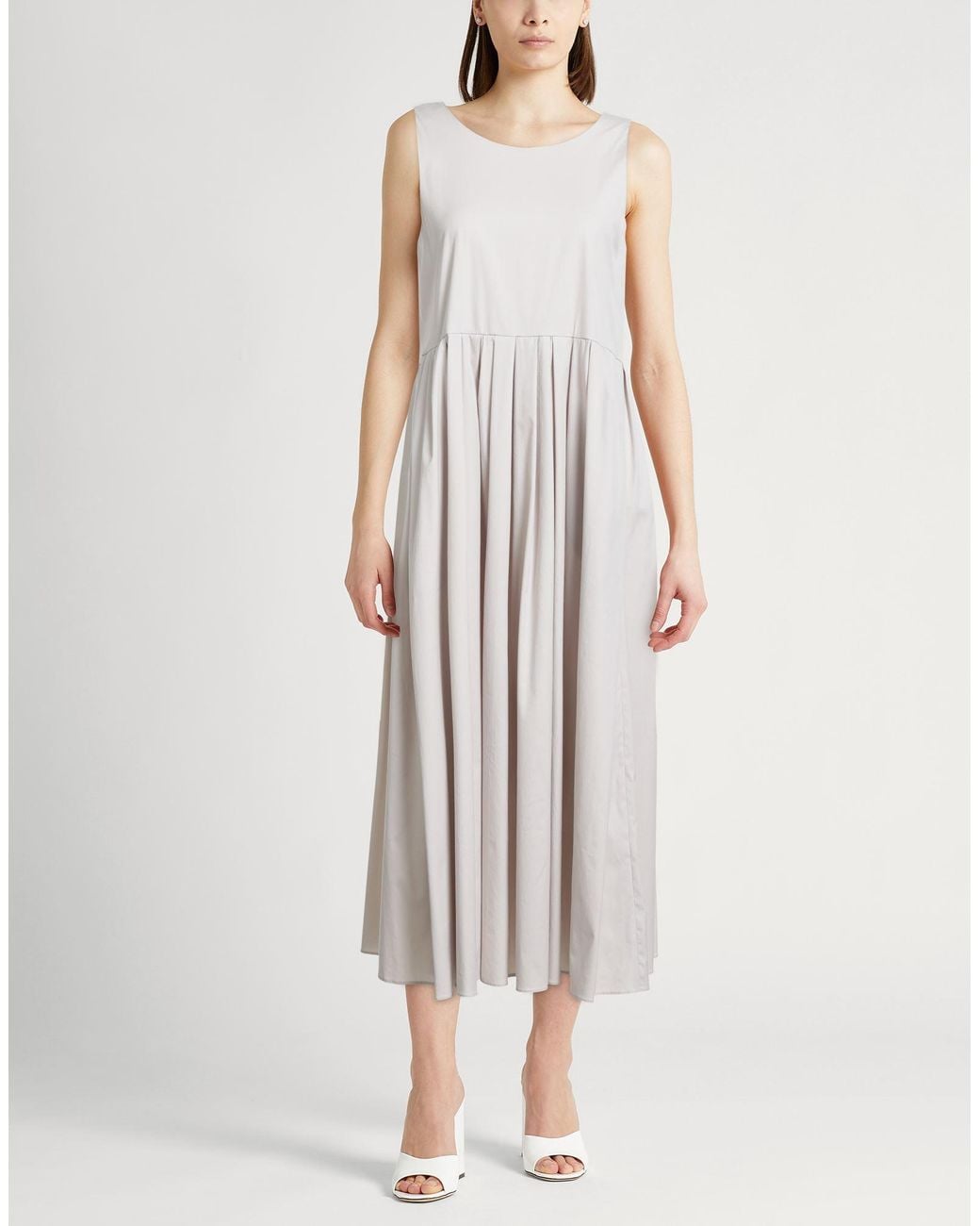 Max Mara White Midi Dress