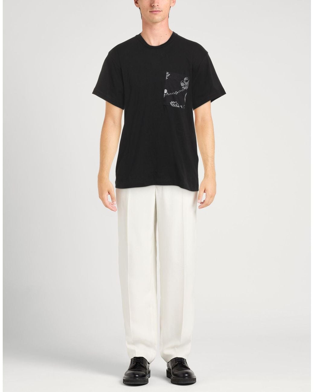 Versace Jeans Couture Black T-Shirt Cotton for men