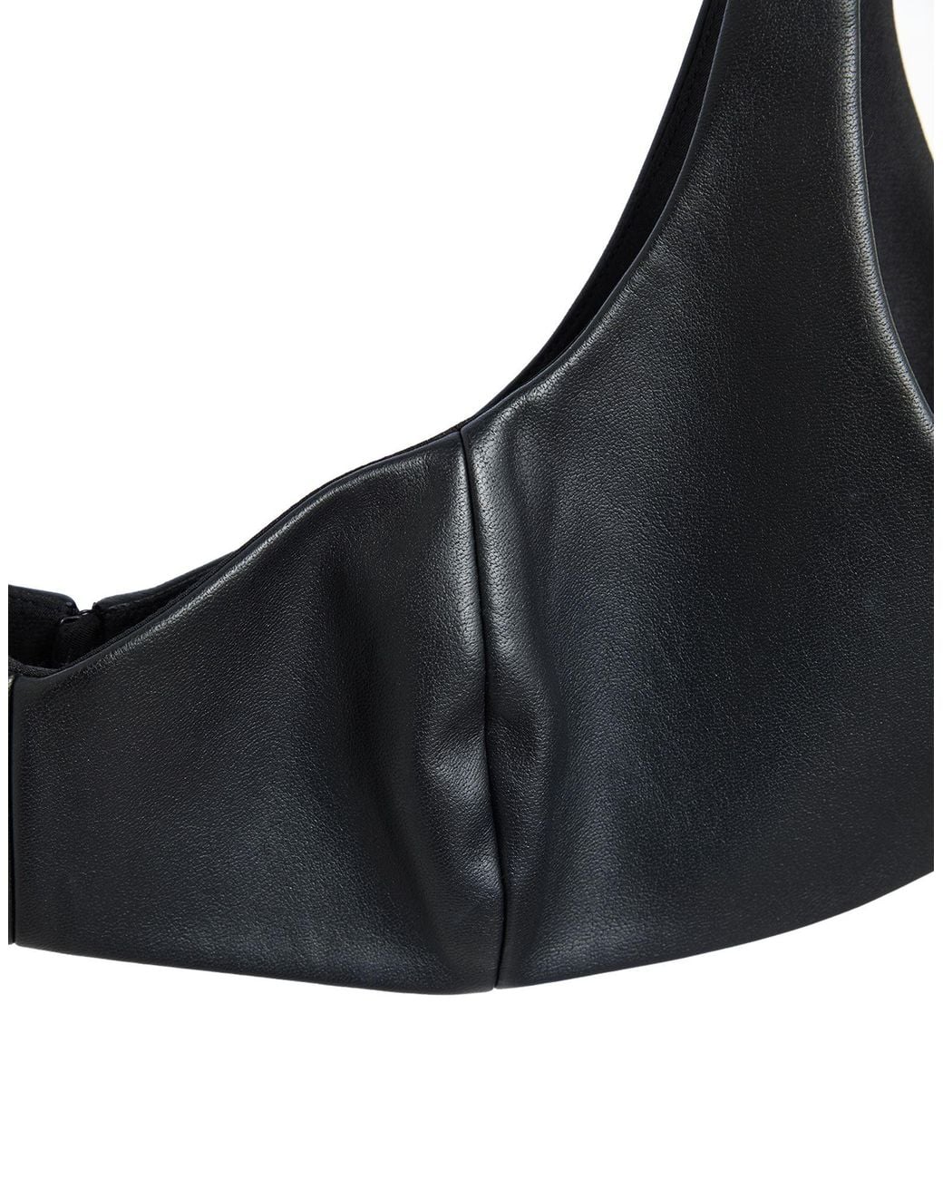 Safiyaa Black Top Polyester, Polyurethane