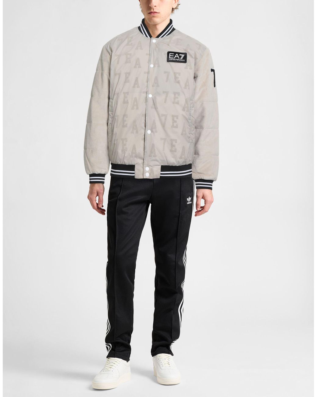 EA7 Gray Jackets for men