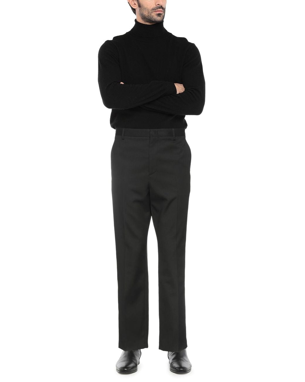 Valentino Garavani Black Trouser for men