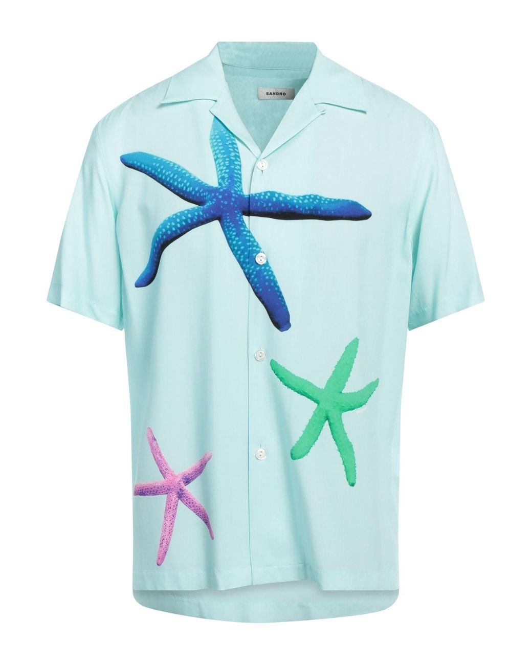 Sandro Blue Shirt for men