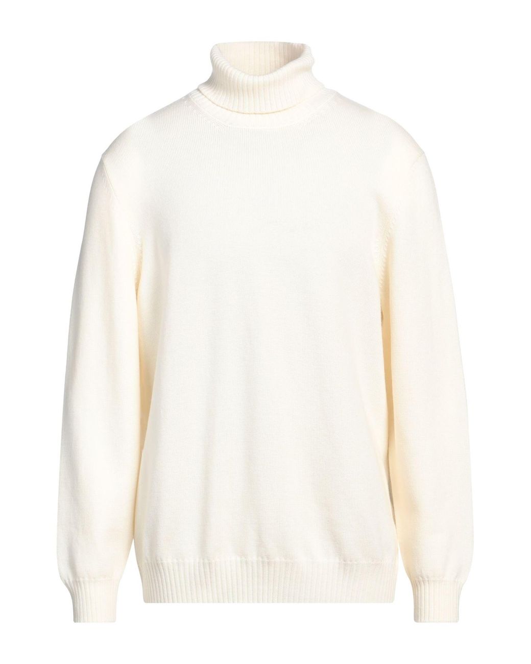 Gran Sasso White Turtleneck for men