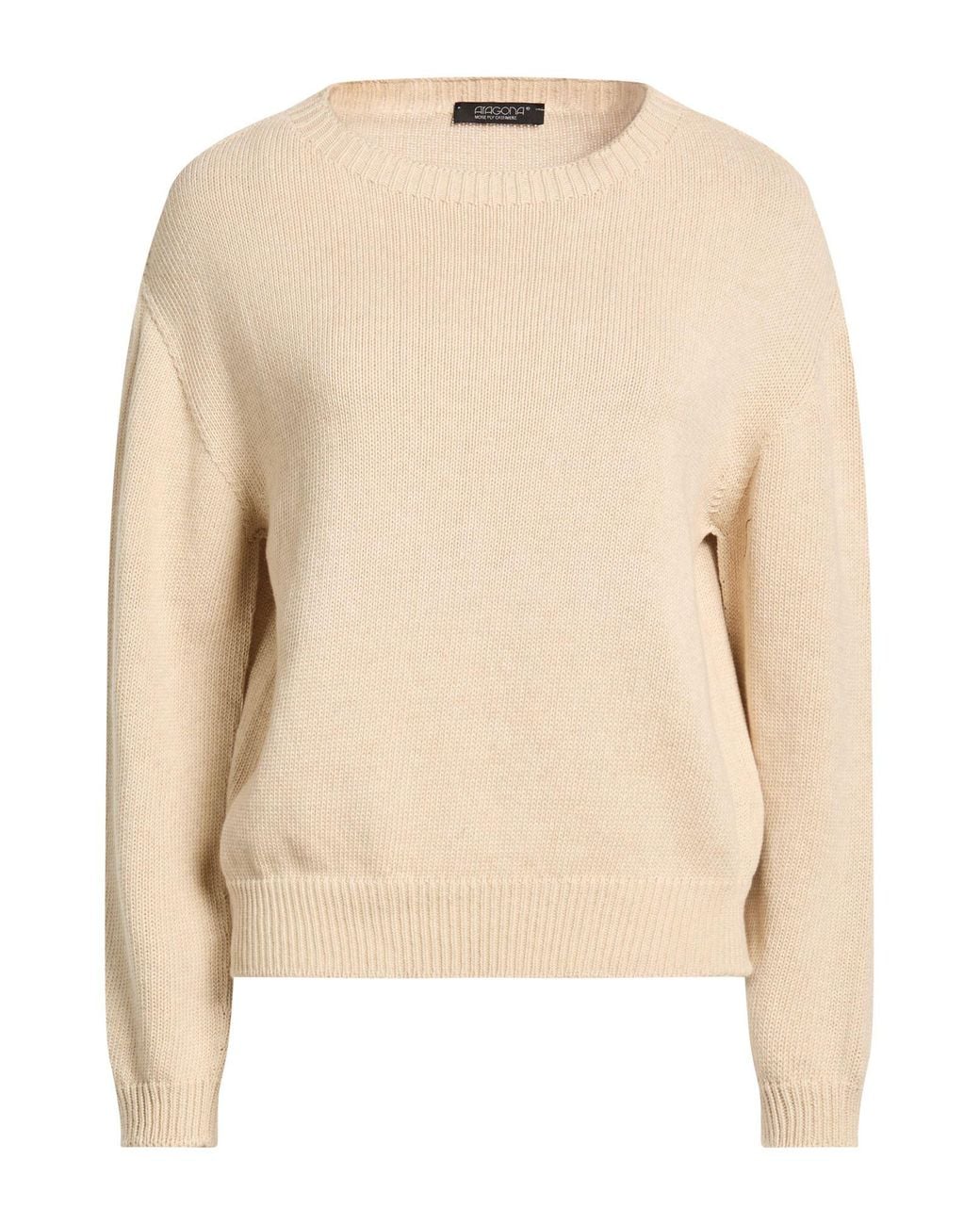 Pullover Aragona de color Natural