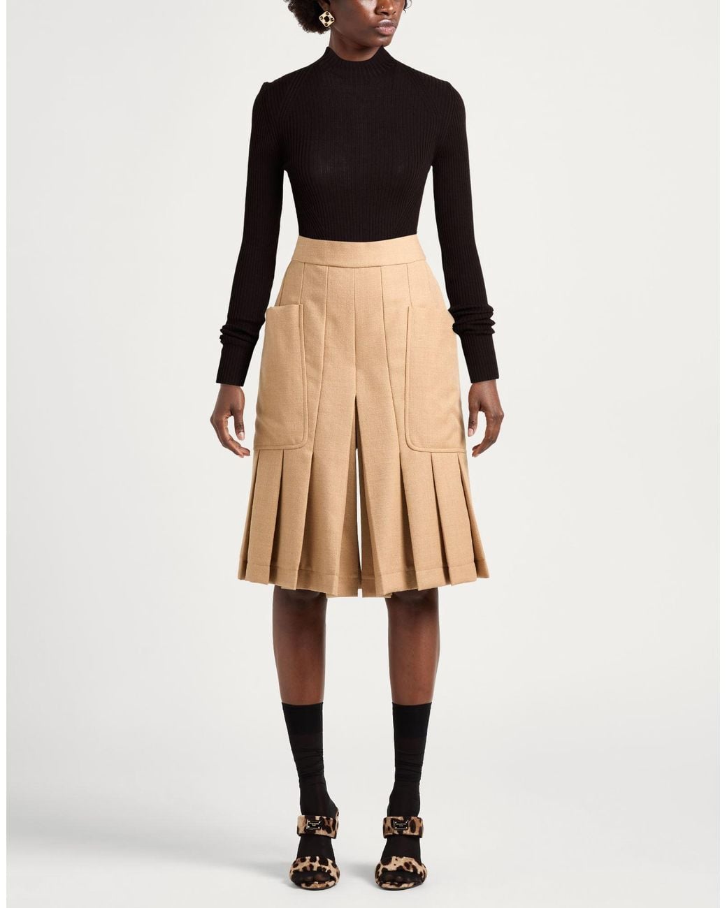 Twinset Black Turtleneck Wool