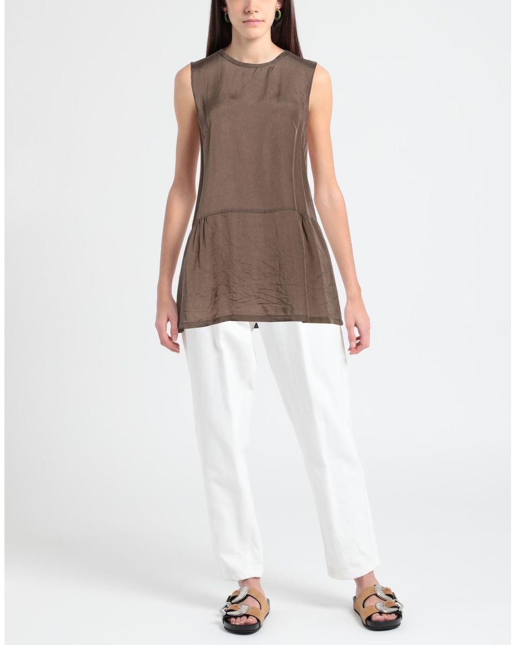 Top Aspesi de color Brown