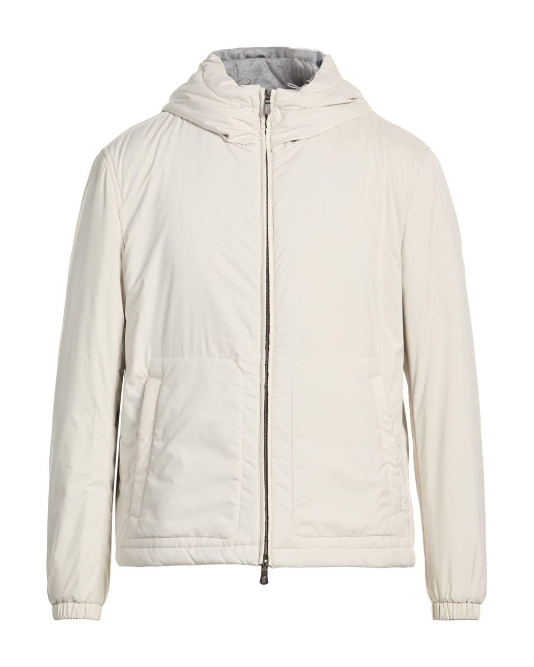 Fedeli White Jacket Polyester for men