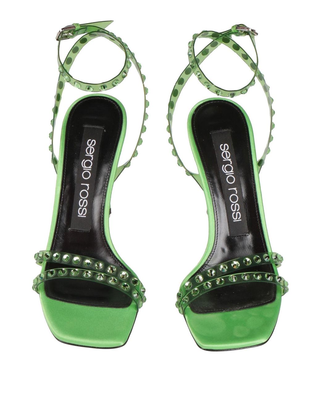 Sergio Rossi Green Emerald Sandals Pvc