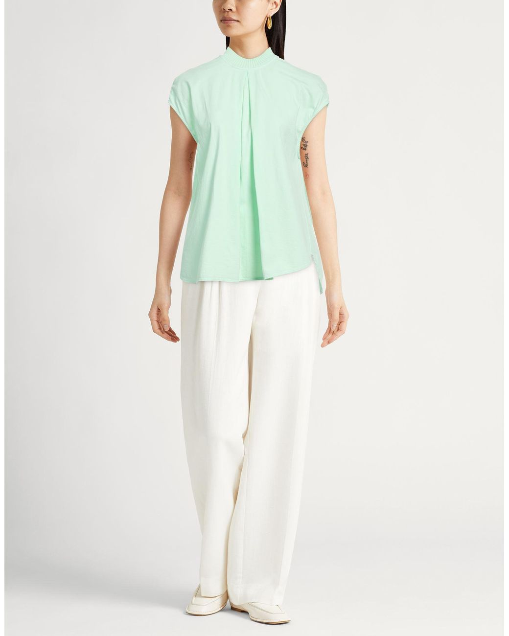 Drumohr Green Light Top Cotton