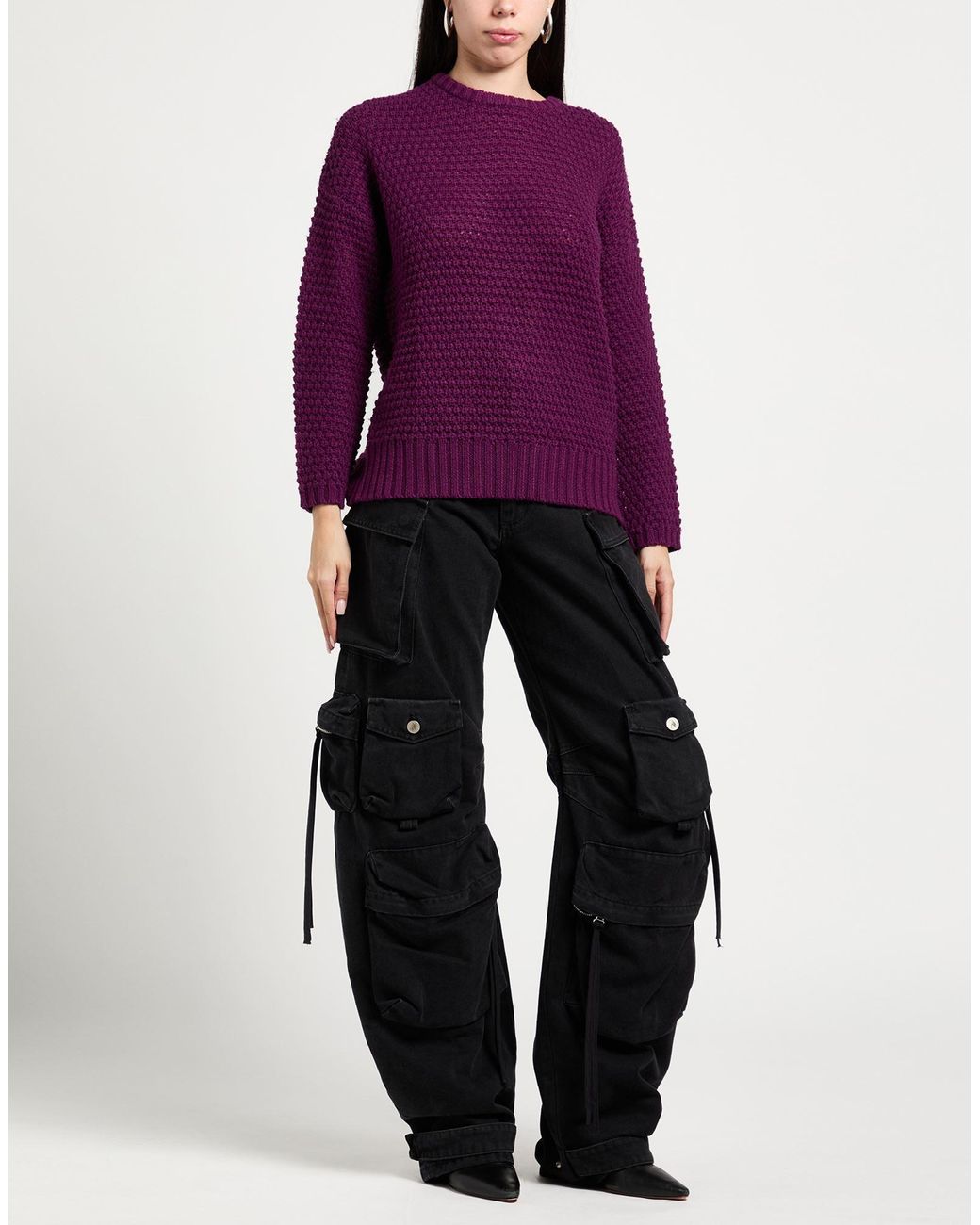 Ines De La Fressange Paris Purple Sweaters
