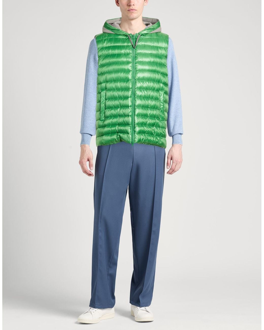 Herno Green Gilet for men