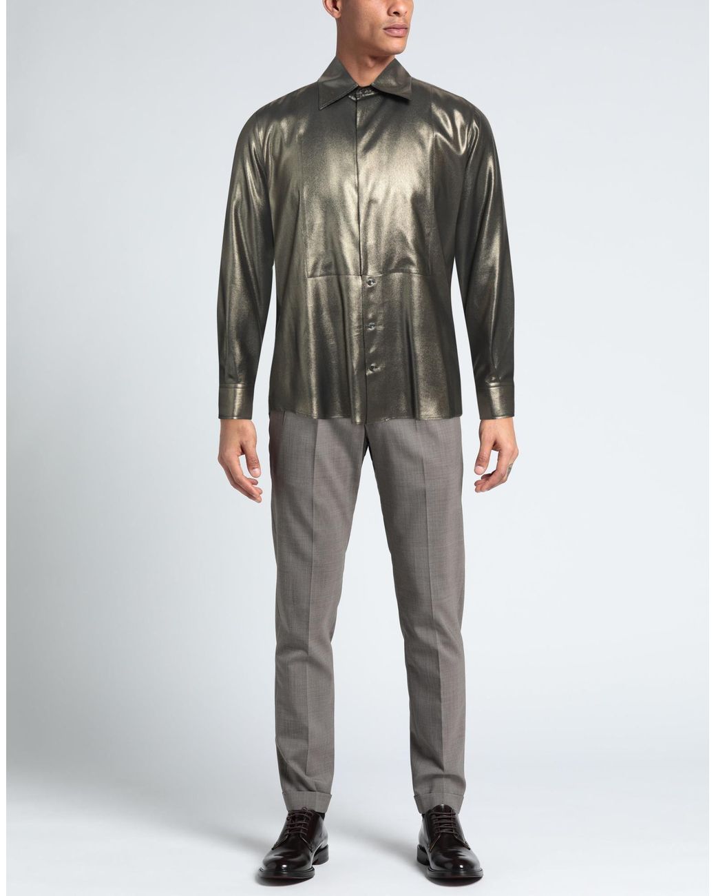 Dolce & Gabbana Gray Shirt for men
